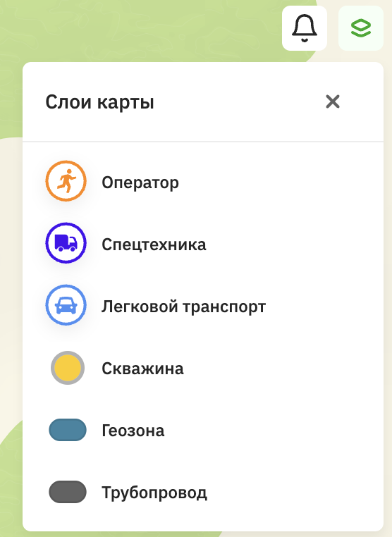 Легенда со слоями